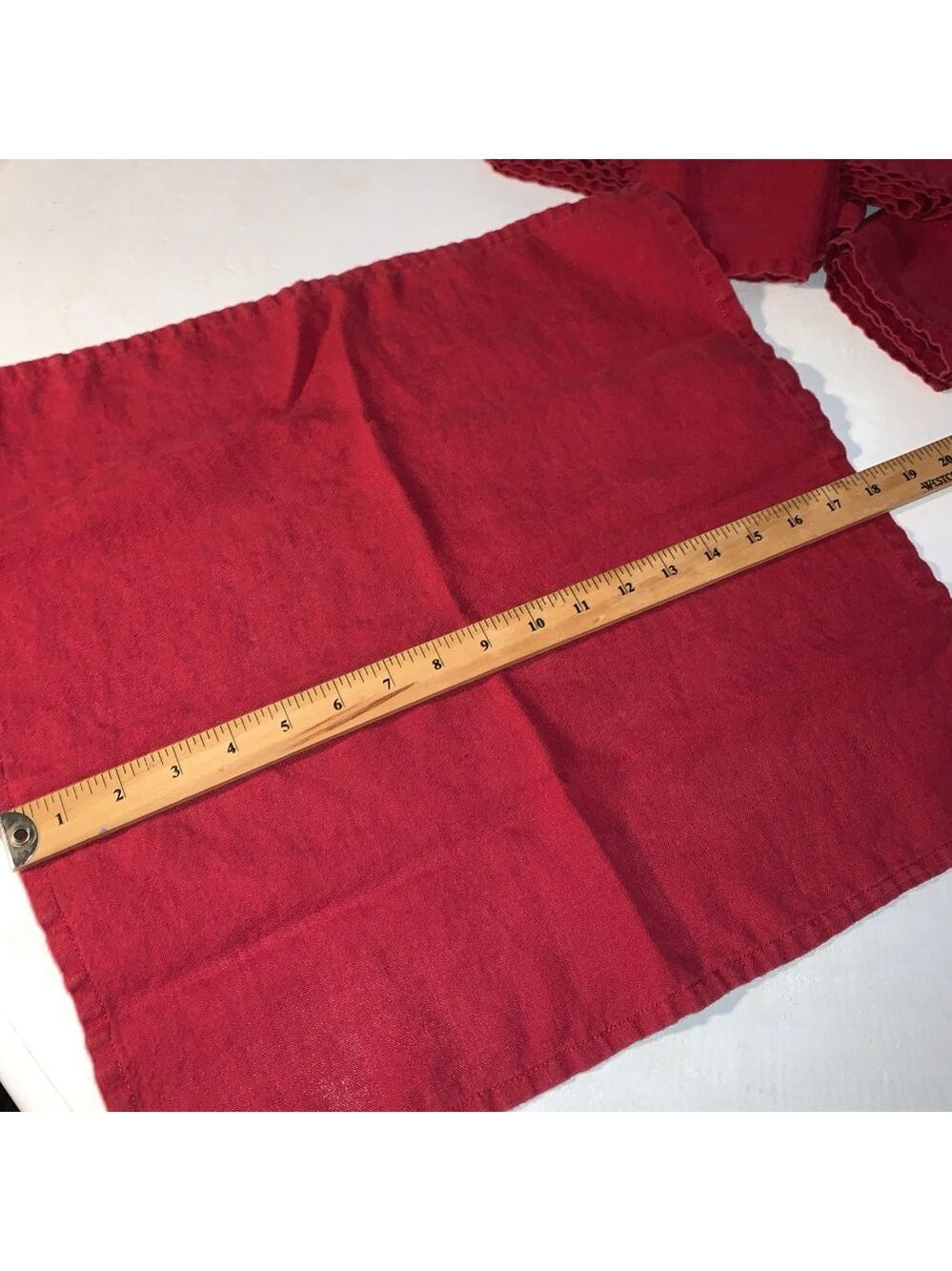 Unbranded Red Table Linens One Size - Picture 4 of 5